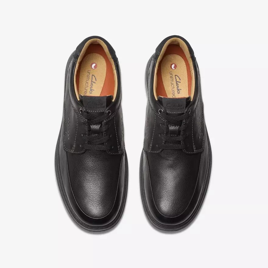 Zapatos Oxford de cuero negro con cordones Un Briley para hombre | clarks Zapatos Oxford de cuero negro con cordones Un Briley para hombre | clarks
