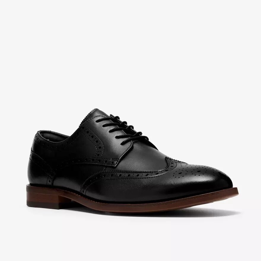 Zapatos Oxford de cuero negro para hombre «Bowburn Tip» Zapatos Oxford de cuero negro para hombre «Bowburn Tip»