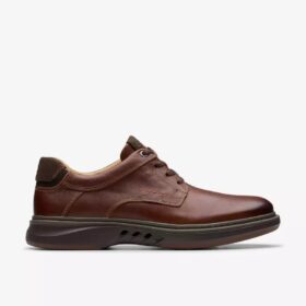 Zapatos Oxford de piel marrón claro «Un Briley Pace» para hombre | clarks