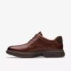 Zapatos Oxford de piel marrón claro «Un Briley Pace» para hombre | clarks