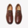Zapatos Oxford de piel marrón claro «Un Briley Pace» para hombre | clarks