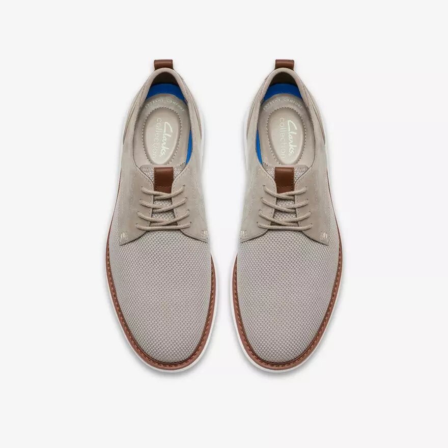 Zapatos Oxford de punto lisos «Brantin» para hombre en gris Zapatos Oxford de punto lisos «Brantin» para hombre en gris
