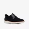 Zapatos Oxford de punto negros lisos Brantin para hombre