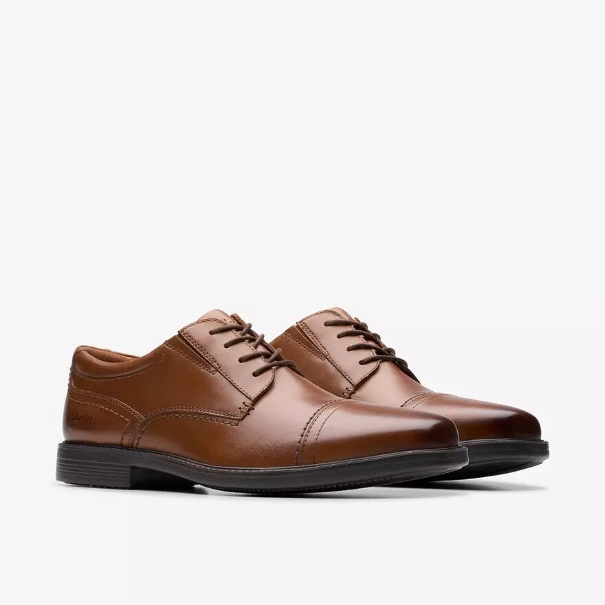 Zapatos Oxford Dresslite Cap de cuero marrón claro para hombre Zapatos Oxford Dresslite Cap de cuero marrón claro para hombre