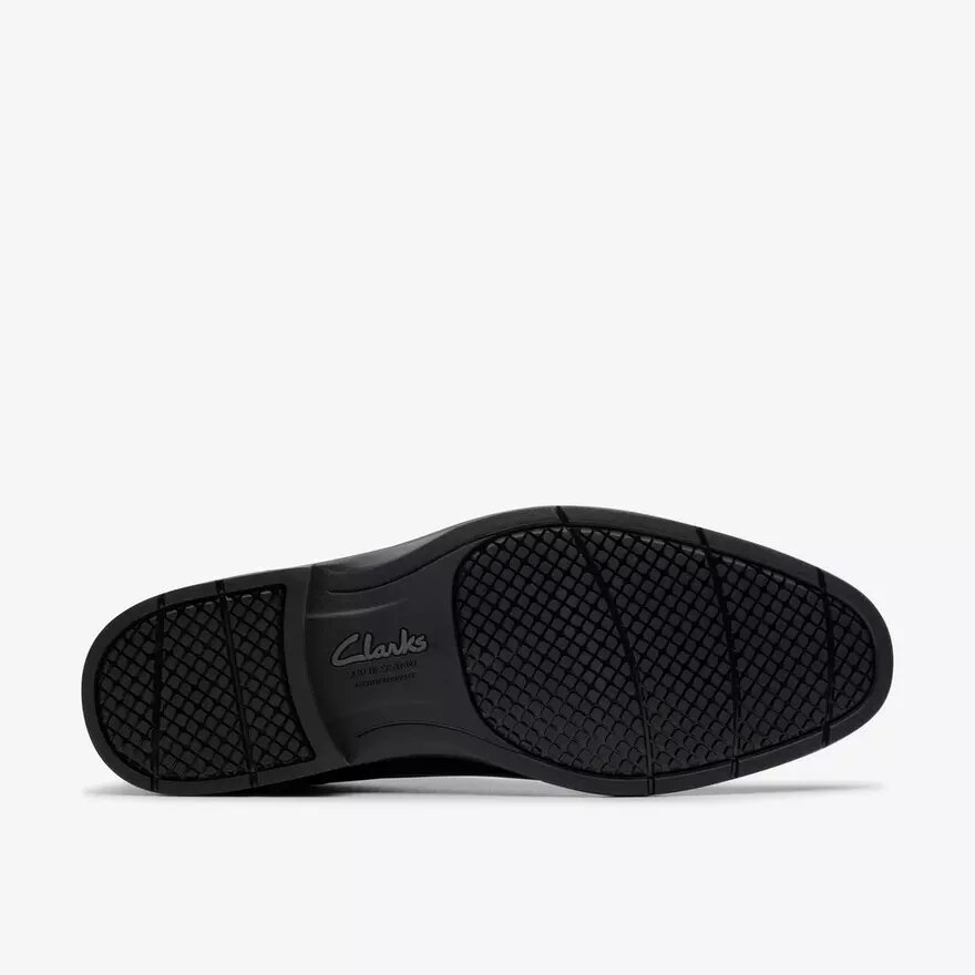 Zapatos Oxford Eldredge Cap de cuero negro para hombre | clarks Zapatos Oxford Eldredge Cap de cuero negro para hombre | clarks