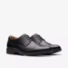 Zapatos Oxford Eldredge Cap de cuero negro para hombre | clarks Zapatos Oxford Eldredge Cap de cuero negro para hombre | clarks