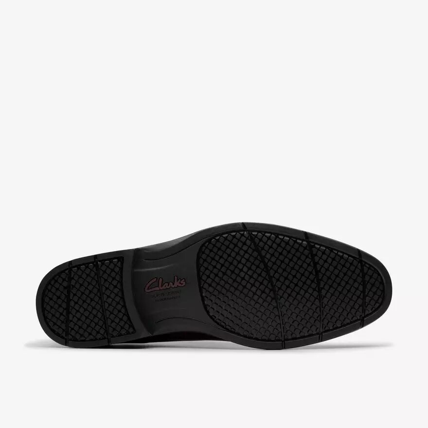 Zapatos Oxford Eldredge para hombre, de piel lisa marrón oscuro | Clark’s Zapatos Oxford Eldredge para hombre, de piel lisa marrón oscuro | Clark’s