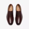 Zapatos Oxford Eldredge para hombre, de piel lisa marrón oscuro | Clark’s Zapatos Oxford Eldredge para hombre, de piel lisa marrón oscuro | Clark’s