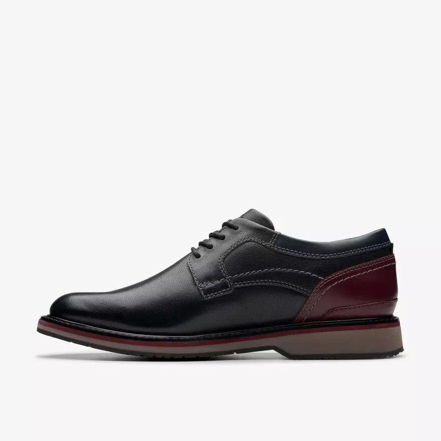 Zapatos Oxford Monahan de cuero liso negro para hombre | Clark’s Zapatos Oxford Monahan de cuero liso negro para hombre | Clark’s