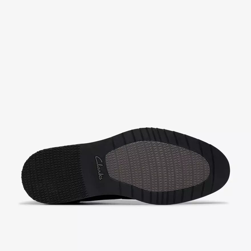 Zapatos Oxford Monahan de cuero liso negro para hombre | Clark’s Zapatos Oxford Monahan de cuero liso negro para hombre | Clark’s