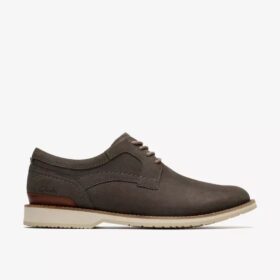 Zapatos Oxford Monahan lisos de nubuck color piedra para hombre