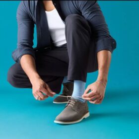 Zapatos Oxford Monahan lisos de nubuck color piedra para hombre