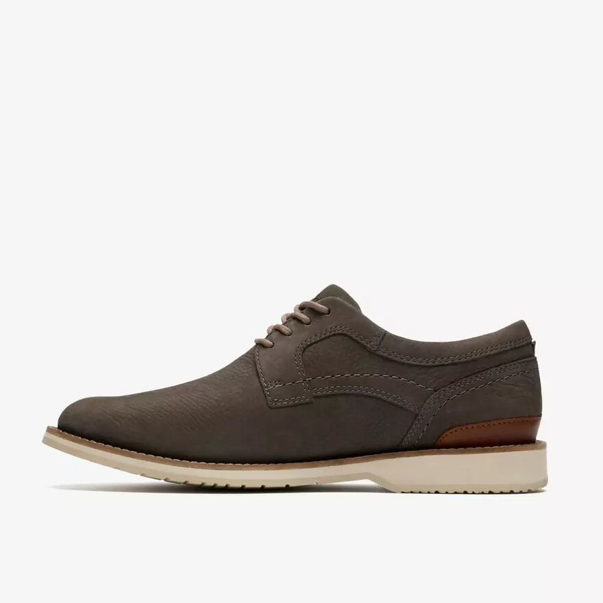 Zapatos Oxford Monahan lisos de nubuck color piedra para hombre Zapatos Oxford Monahan lisos de nubuck color piedra para hombre