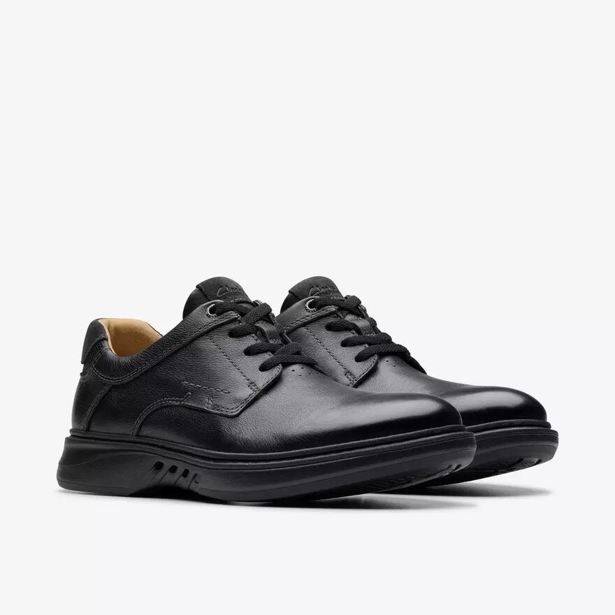 Zapatos Oxford Un Briley Pace de cuero negro para hombre | Clark’s Zapatos Oxford Un Briley Pace de cuero negro para hombre | Clark’s
