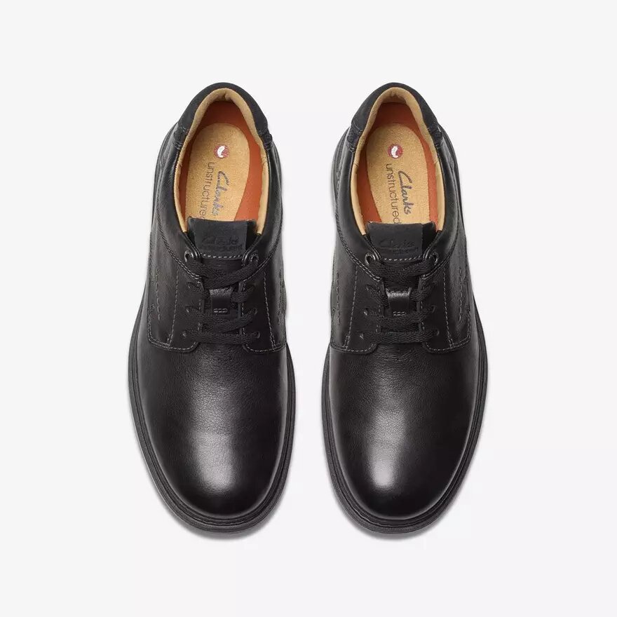 Zapatos Oxford Un Briley Pace de cuero negro para hombre | Clark’s Zapatos Oxford Un Briley Pace de cuero negro para hombre | Clark’s