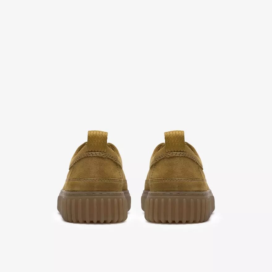 Zapatos Torhill Lace para hombre en ante ocre Zapatos Torhill Lace para hombre en ante ocre