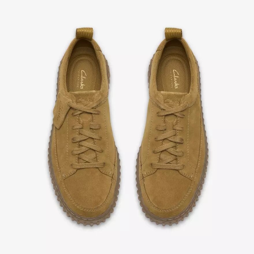 Zapatos Torhill Lace para hombre en ante ocre Zapatos Torhill Lace para hombre en ante ocre
