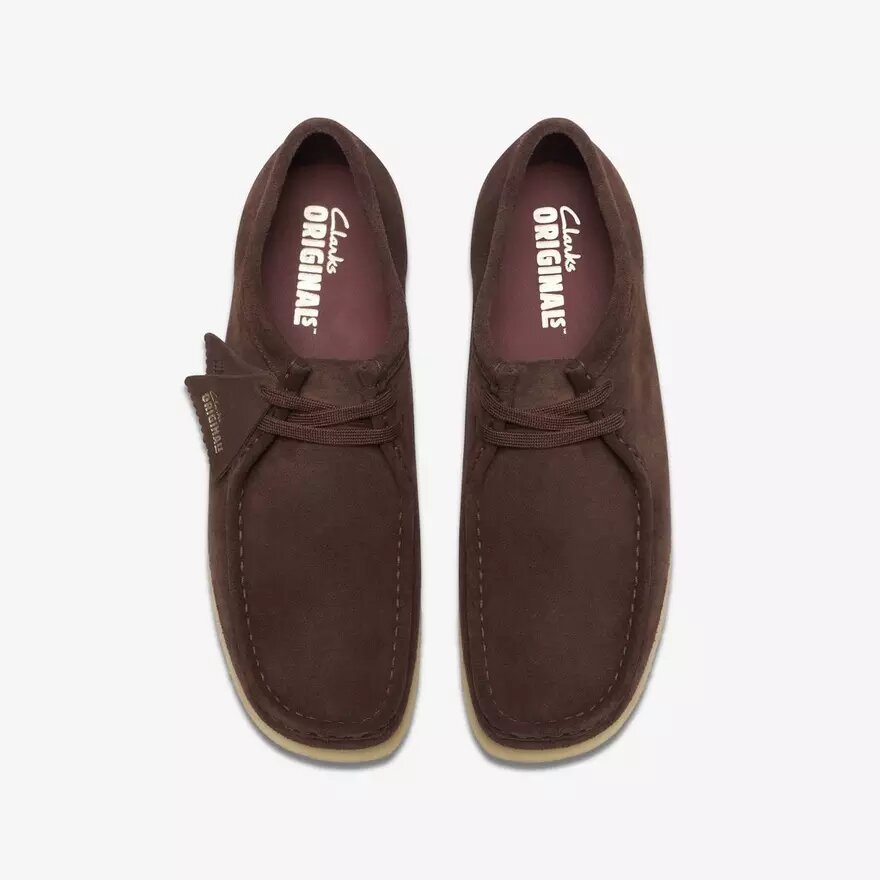 Zapatos Wallabee™ de ante marrón oscuro para hombre Zapatos Wallabee™ de ante marrón oscuro para hombre