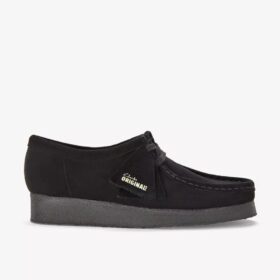 Zapatos Wallabee™ de ante negro para mujer