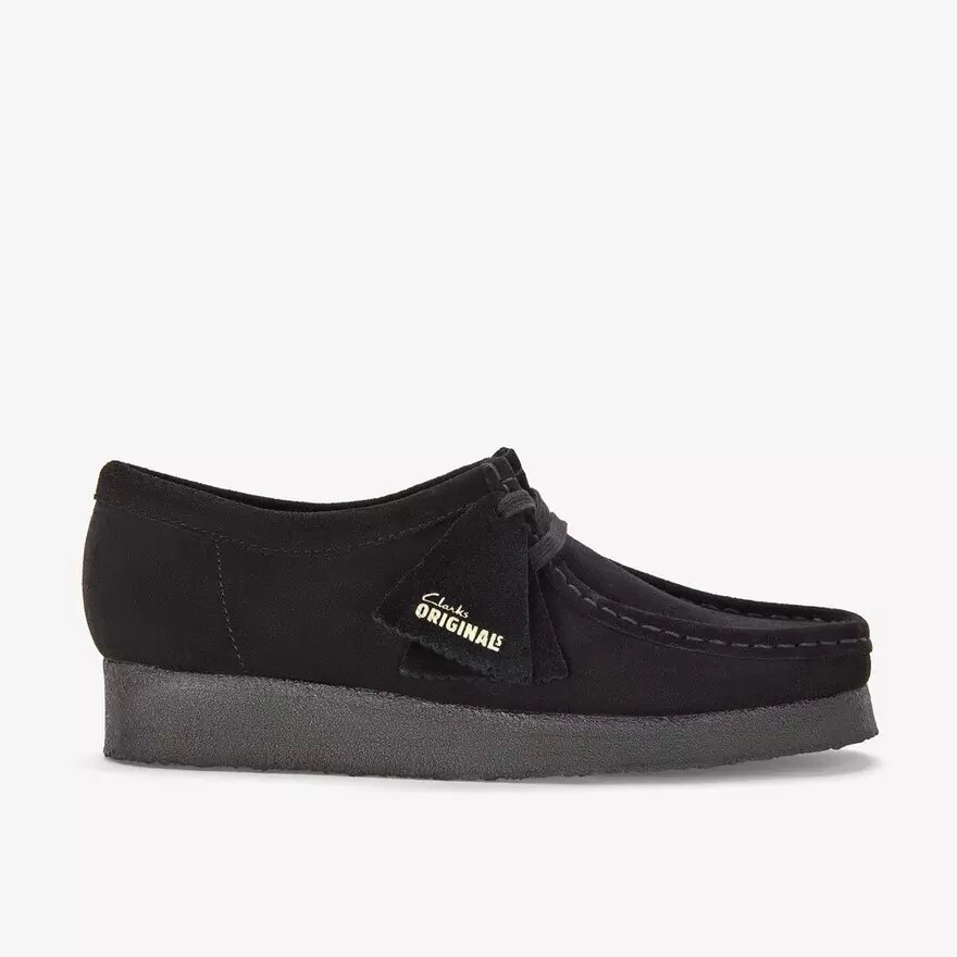 Zapatos Wallabee™ de ante negro para mujer Zapatos Wallabee™ de ante negro para mujer