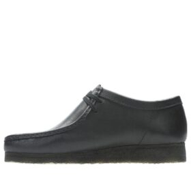 Zapatos Wallabee™ de cuero negro para hombre