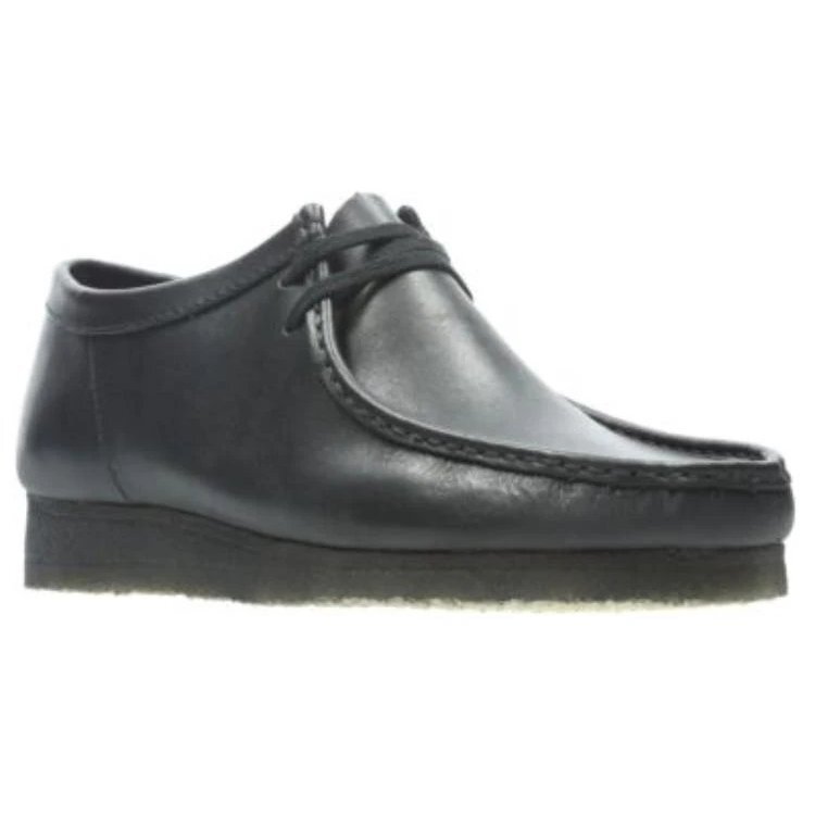 Zapatos Wallabee™ de cuero negro para hombre Zapatos Wallabee™ de cuero negro para hombre
