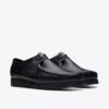 Zapatos Wallabee™ de cuero negro para hombre Zapatos Wallabee™ de cuero negro para hombre