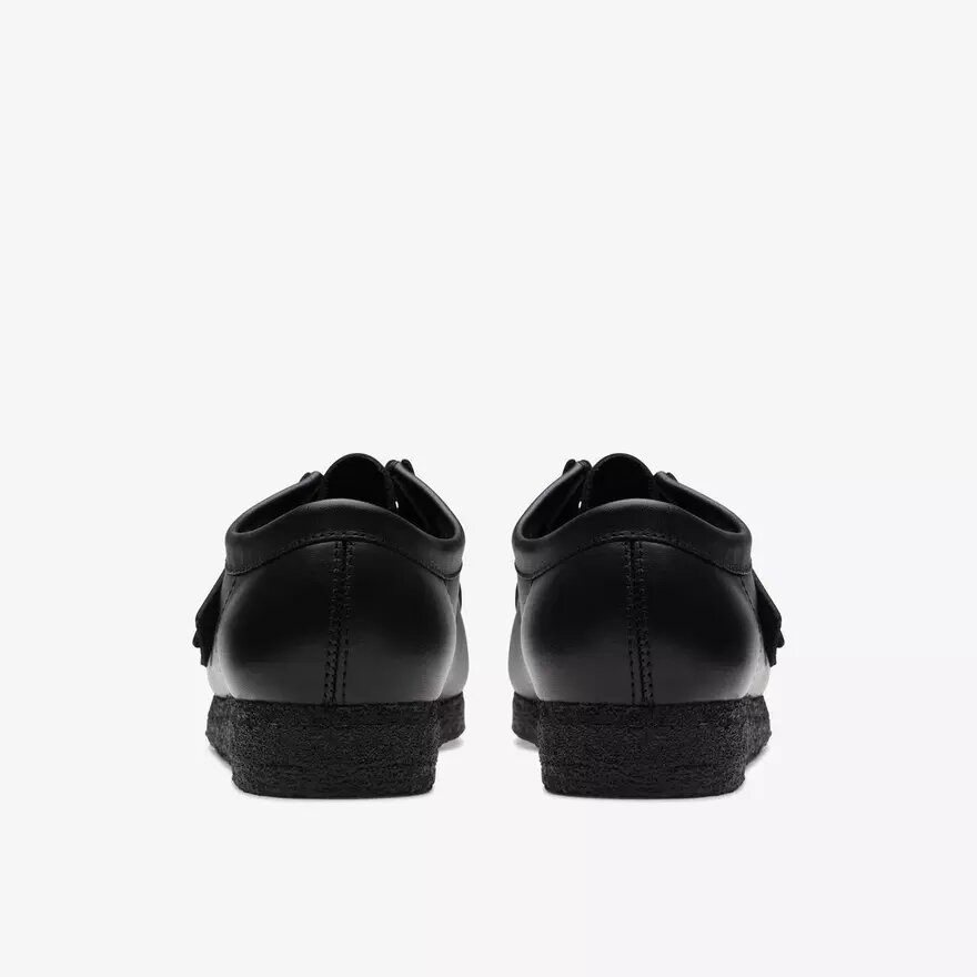 Zapatos Wallabee™ de cuero negro para hombre Zapatos Wallabee™ de cuero negro para hombre