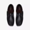 Zapatos Wallabee™ de cuero negro para hombre Zapatos Wallabee™ de cuero negro para hombre