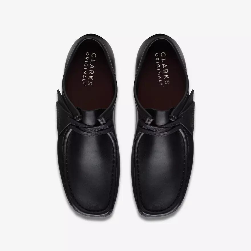 Zapatos Wallabee™ de cuero negro para hombre Zapatos Wallabee™ de cuero negro para hombre