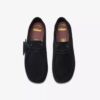 Zapatos Wallabee para niños mayores, de ante negro