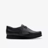 Zapatos Wallabee™ para niños mayores, de piel negra