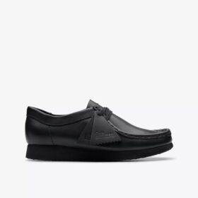 Zapatos Wallabee™ para niños mayores, de piel negra