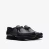 Zapatos Wallabee™ para niños mayores, de piel negra