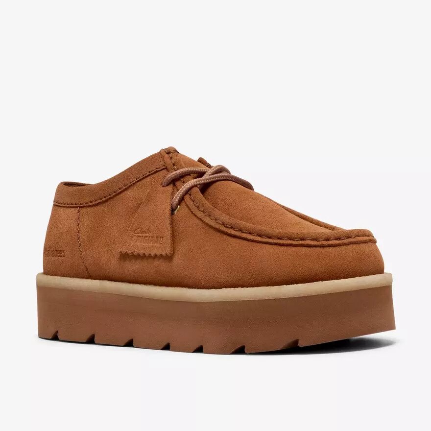 Zapatos Wallabees Meare Walla Mid de ante color tostado para mujer Zapatos Wallabees Meare Walla Mid de ante color tostado para mujer
