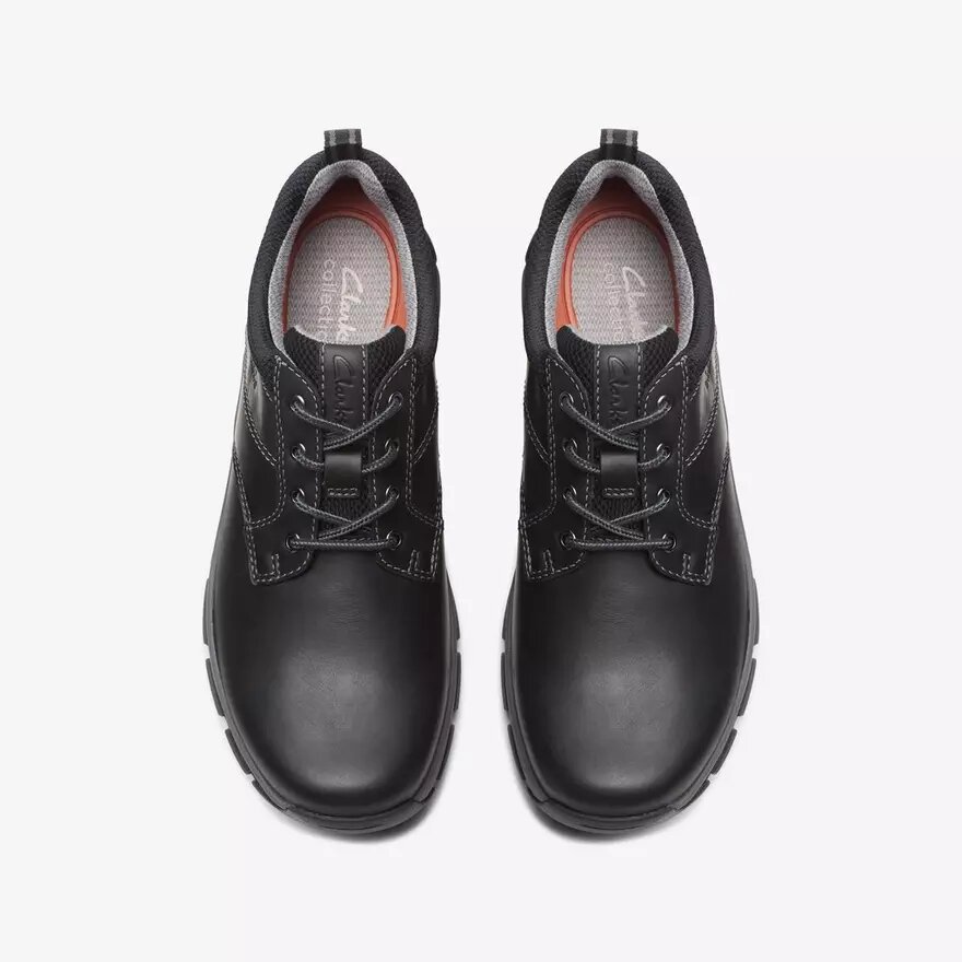 Zapatos Walpath Low de cuero negro con cordones para hombre Zapatos Walpath Low de cuero negro con cordones para hombre