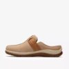 Zuecos Orlene para mujer en nubuck color topo: zuecos y Mules Zuecos Orlene para mujer en nubuck color topo: zuecos y Mules
