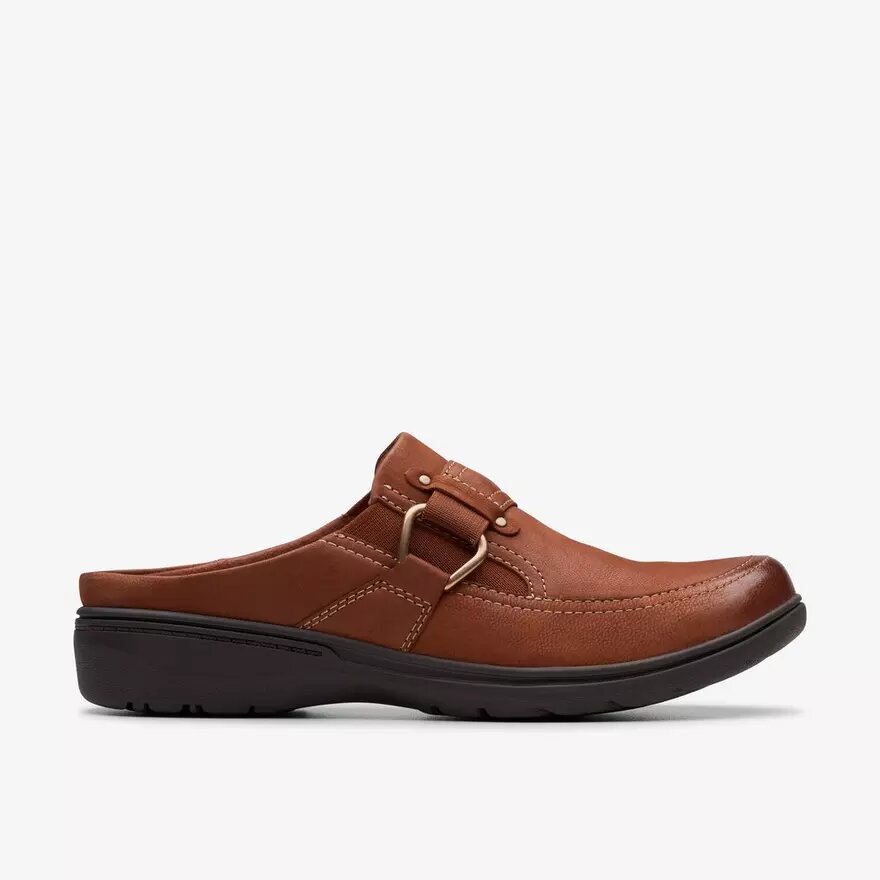 Zuecos y Mules Carleigh Viola de nubuck color «British Tan» para mujer Zuecos y Mules Carleigh Viola de nubuck color «British Tan» para mujer