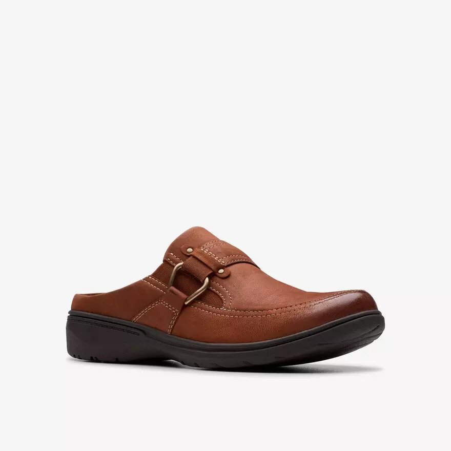 Zuecos y Mules Carleigh Viola de nubuck color «British Tan» para mujer Zuecos y Mules Carleigh Viola de nubuck color «British Tan» para mujer