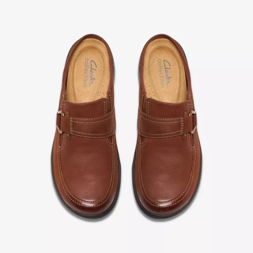 Zuecos y Mules Carleigh Viola de nubuck color «British Tan» para mujer Zuecos y Mules Carleigh Viola de nubuck color «British Tan» para mujer