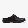 Zuecos y Mules Carleigh Viola de nubuck negro para mujer Zuecos y Mules Carleigh Viola de nubuck negro para mujer