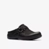 Zuecos y Mules Carleigh Viola de nubuck negro para mujer Zuecos y Mules Carleigh Viola de nubuck negro para mujer