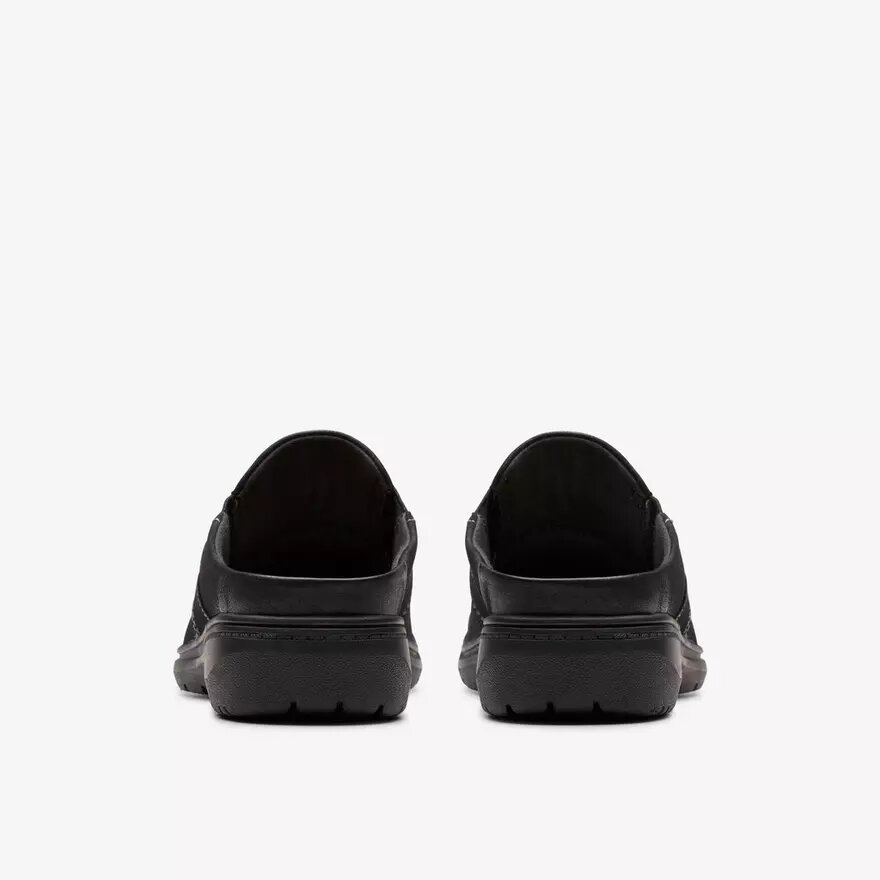 Zuecos y Mules Carleigh Viola de nubuck negro para mujer Zuecos y Mules Carleigh Viola de nubuck negro para mujer