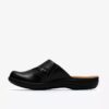 Zuecos y Mules de cuero negro Laurieann Lux para mujer