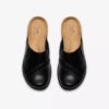Zuecos y Mules de cuero negro Laurieann Lux para mujer